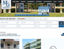 Tablet Screenshot of mgimobiliaria.com.br